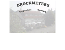 Tablet Screenshot of brockmeyers.de